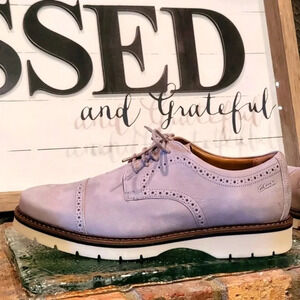 Clarks Bayhill Cap Stone Nubuck Pierre Brogues Mns Sz 7.5